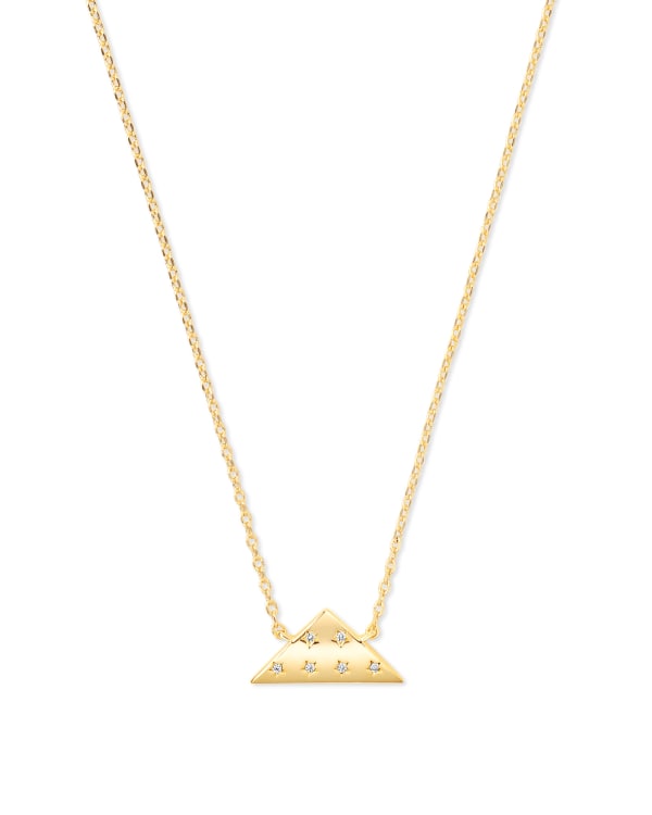 Folds of Honor Pendant Necklace in Gold